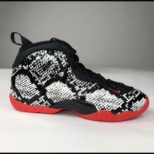 Nike Little Posite One GS Foamposite Sail Habanero